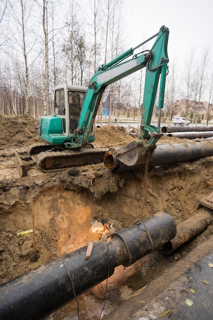 Excavarea și refacerea rețelelor de apă și canalizare
